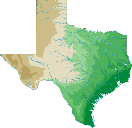 Texas topo map